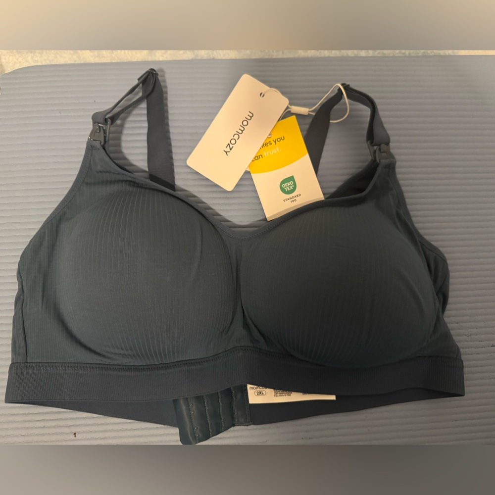 Motherhood Maternity Dark Gray Nursing Bra